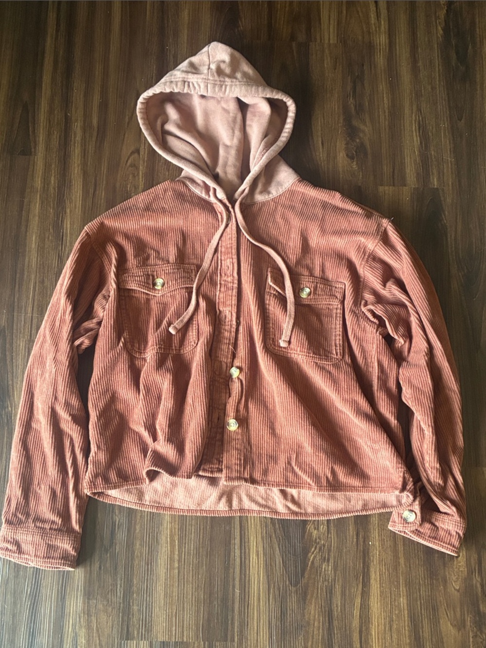 Lucky Brand Corduroy Hooded Jacket